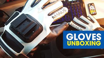 Manus Prime II Xsens Gloves UnBoxing and First Impressions
