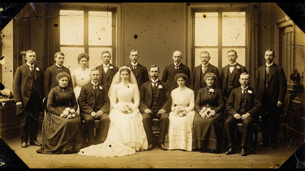 It was just a wedding portrait from 1904 — And historians went silent when they saw the guest list!