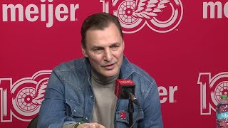 Sergei Fedorov speaks on his decision to wear No. 91 with the Red Wings & more