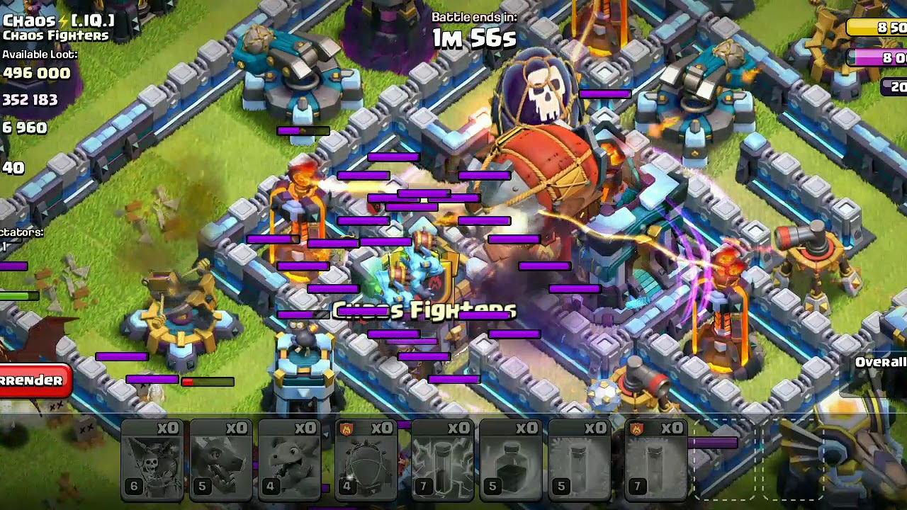 Th10 ZapDrag attack on Th13 in legends league ll Clash Of Clans ll  Dragons + Loons + Lightning