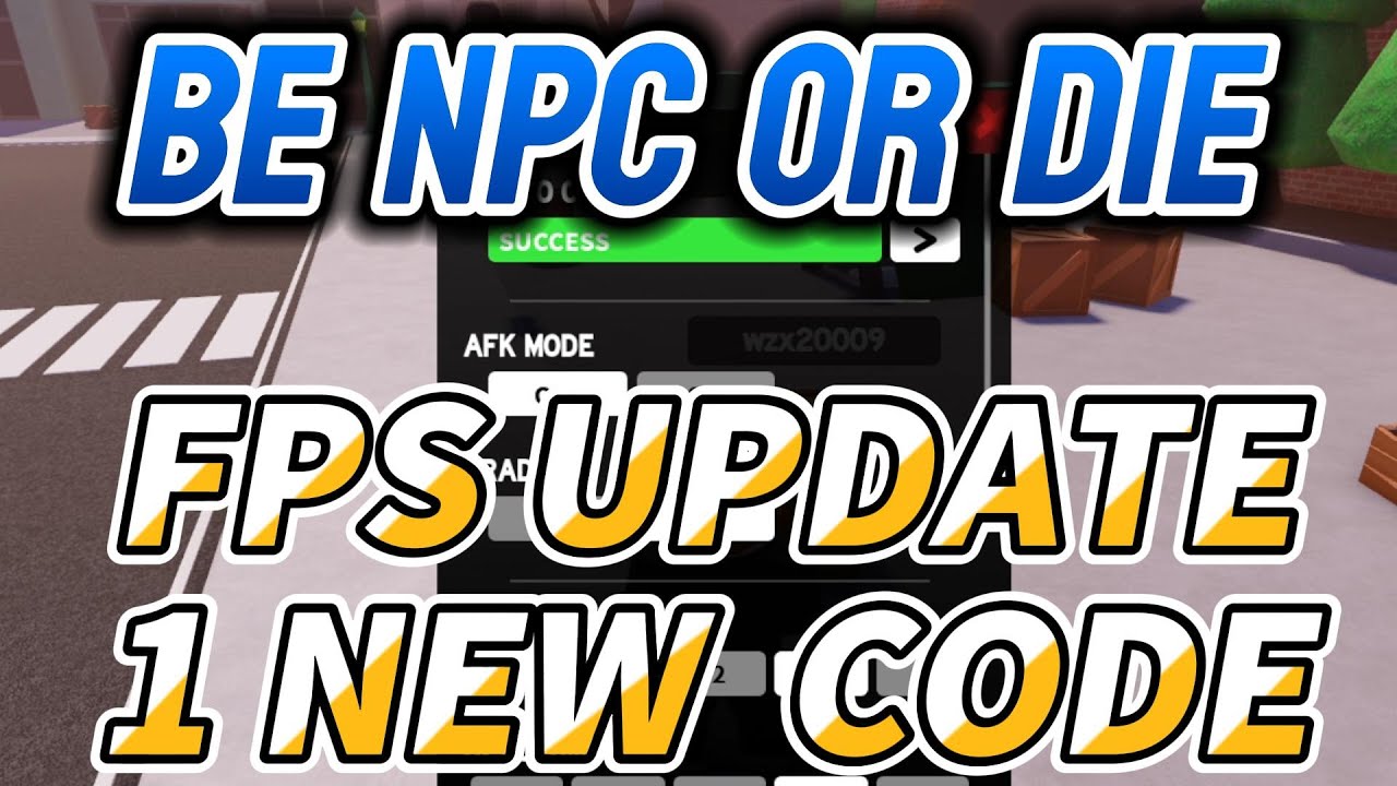 [FPS] Be NPC Or Die New Code + How to Redeem - YouTube