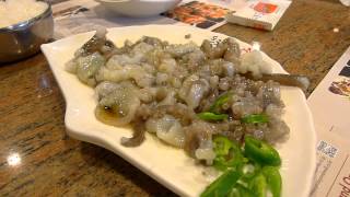 Sannakji-live octopus at Pro Soy Crab, Seoul