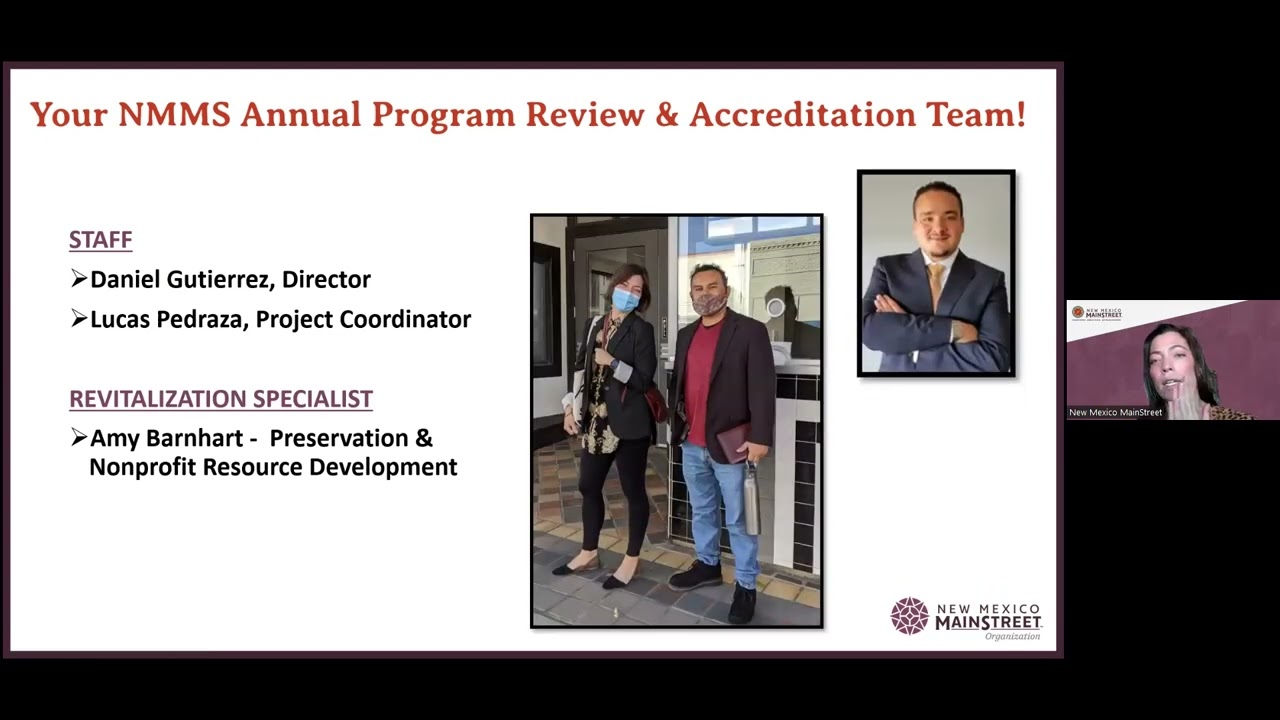 Overview of the 2023 MainStreet Annual Review & Accreditation Process with Amy Barnhart