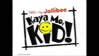 Sabi Ng Jollibee Kaya Mo Kid Tvc 15s 1999