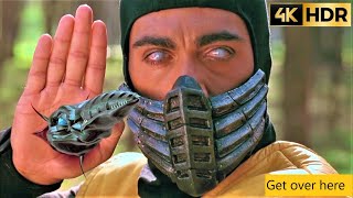 Scorpion vs Johnny Cage | Mortal Kombat 1995 (4K HDR)