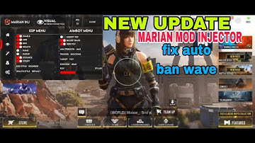NEW UPDATE | MARIAN MOD MENU INJECTOR FIX AUTO BAN WAVE SAFE MAIN ACCOUNT INJECT SKIN HACK