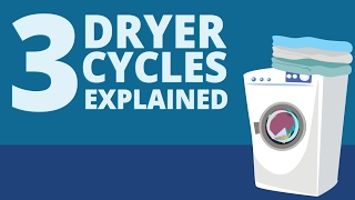 3 Dryer Settings Explained