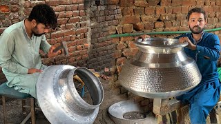 How do Locals Produce HUGE Deghi Cooking Pots in The Country