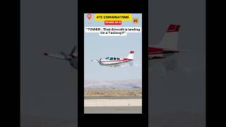 Alert Pilot notices another aircraft trying to land on a taxiway #aviation