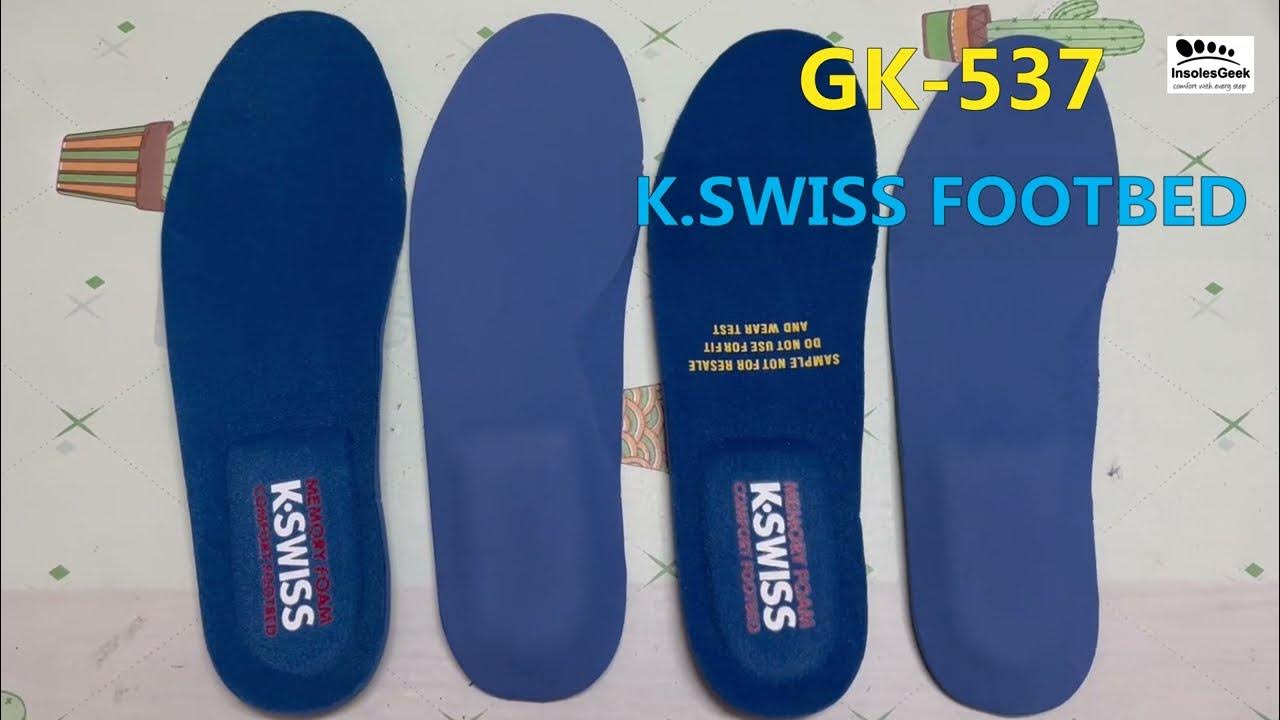 GK537 KSwiss Memory Foam Comfort insoles Replacement YouTube