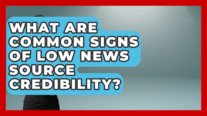 What Are Common Signs of Low News Source Credibility? | Media Literacy For Everyone News
