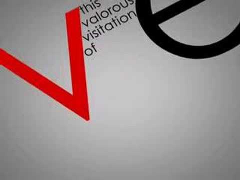 V For Vendetta Typography - YouTube