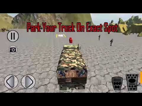 Real Drive Army Check Post Truck Transporter