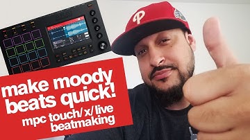 The Cheat Code For Moody Beats (any DAW) | Making A Beat on Akai MPCX Live Touch 2.5