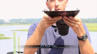 C4 USA - Blue Flap Carbon Fiber Fin Demonstration