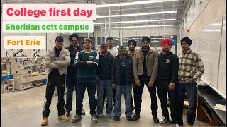 College first day | Sheridan college Fort Erie | cctt campus walk tour | enjoy with friends |