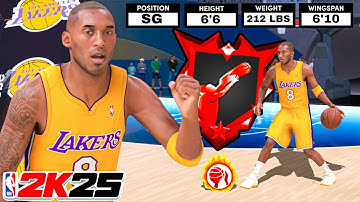 This KOBE BRYANT Build is UNGUARDABLE in RANDOM REC on NBA 2K25