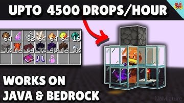 FULLY AUTOMATIC Piglin Trading/Bartering Farm Minecraft 1.16 (Java & Bedrock) - Minecraft Tutorial