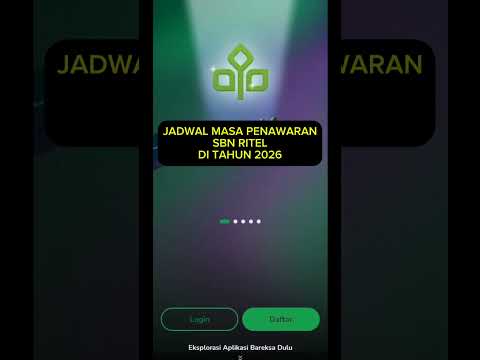 Jadwal SBN Ritel Tahun 2026