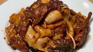 How to make Beef Chow Fun using homemade noodles