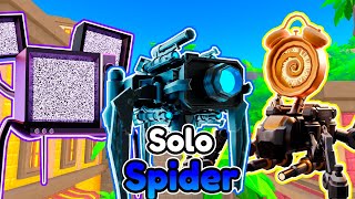 ¡SOLO PUEDO UTILIZAR UNIDADES SPIDER! | (Toilet Tower Defense) Roblox