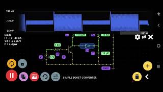 Boost converter circuit #simulator 