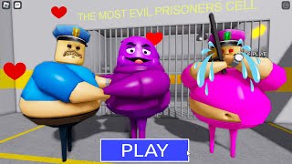 SECRET UPDATE | BARRY FALL IN LOVE WITH GRIMACE? OBBY ROBLOX #roblox #obby