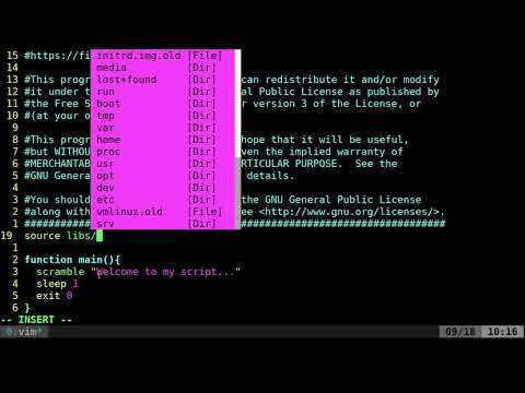 Import Functions from Libraries Linux Shell Programming BASH Tutorial