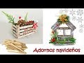 2 ADORNOS NAVIDEÑOS CON RECICLAJE / MANUALIDADES Y TENDENCIAS NAVIDAD 2019