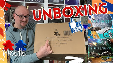 Unboxing van PLANET UNKNOWN: Deluxe edition en zijn uitbreiding SUPERMOON 🌎🌙