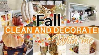 FALL CLEAN AND DECORATE WITH ME 2019 :: FALL DECORATING IDEAS :: FARMHOUSE DECOR