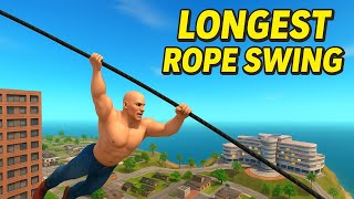 Longest Rope Swing Ever in Rope Hero Vice Town! 😱🔥