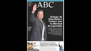 #Noticias Jueves 15 Abril 2022 Titulares Portadas Diarios Periódicos España Spain #News