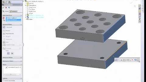 Solidworks Tutorial 6 Part 2 - Tic tac toe creation