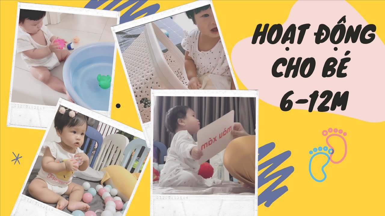 9 HOẠT ĐỘNG THÚ VỊ GIÚP BÉ PHÁT TRIỂN GIAI ĐOẠN 6-12 THÁNG TUỔI// My Thuan Family