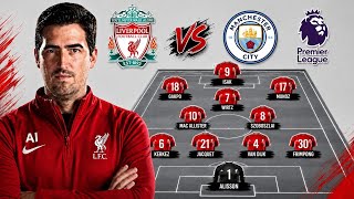 IRAOLA'S BIGGEST TEST! Liverpool's SCARY New Line-up vs MANCHESTER CITY🔥