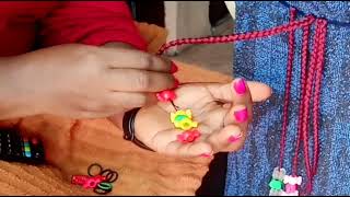 How to put beads on braids using Bobby pin