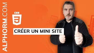 Formation CSS : Comment créer un mini site - Vidéo Tuto