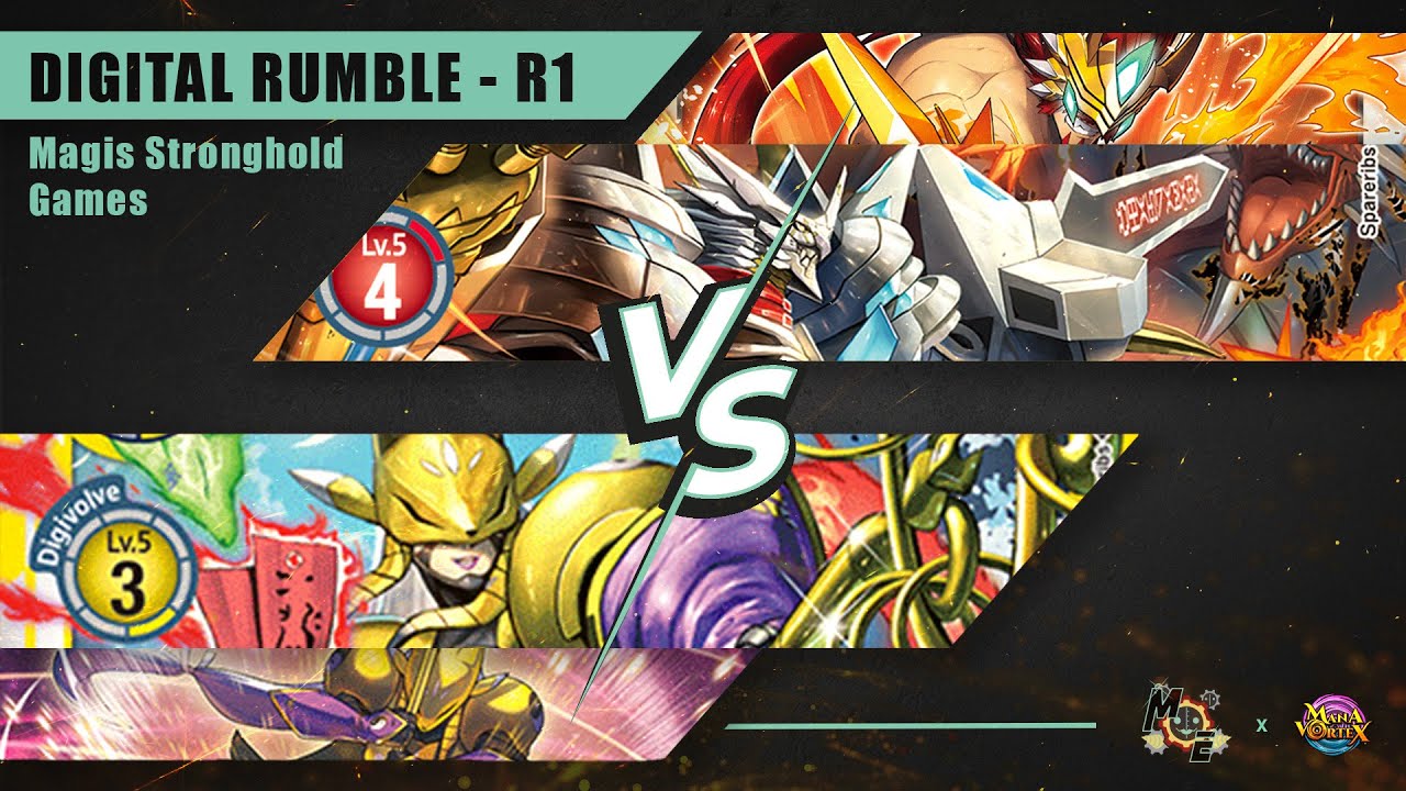 Digital Rumble - Digimon TCG Magic Stronghold Canadá Round 1 - BT23 (Sakuyamon VS JesmonGankoomon)