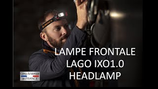 Fiche produit Lampe frontale BXR1.0 de LAGO - Fiabilité et qualité