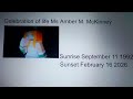Celebration of life for Ms. Amber M. McKinney in Minecraft 