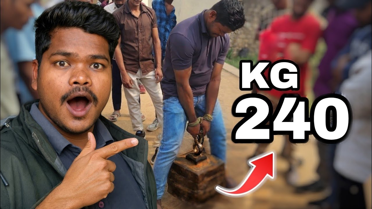   ୨୪୦ କିଲୋ ଉଠାଇ ଡେଲି 😲😱 | 24 kgs weight lifting at Golconda fort 