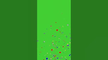 Confetti Green Screen Effect with Audio | HD | FREE DOWNLOAD