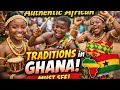 Studenten Präsentieren Authentische Afrikanische Traditionen In Ghana Echtes Kulturerlebnis