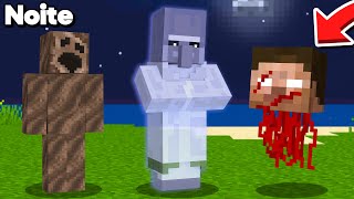 Testando Mobs assustadores do Minecraft que são realmente reais O FILME