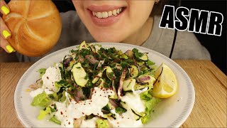 ASMR MASSIVE TUNA SALAD BOWL HEALTHY FOOD | MUKBANG EATING SOUNDS No Talking 먹방 | Kasmia ASMR