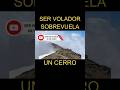 Una persona observó que un ser volador se paseaba cerca del cerro donde se encontraba.😱 #UFO #ovni