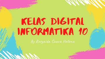 BERFIKIR KOMPUTASIONAL Part 1 (Informatika Kelas X)