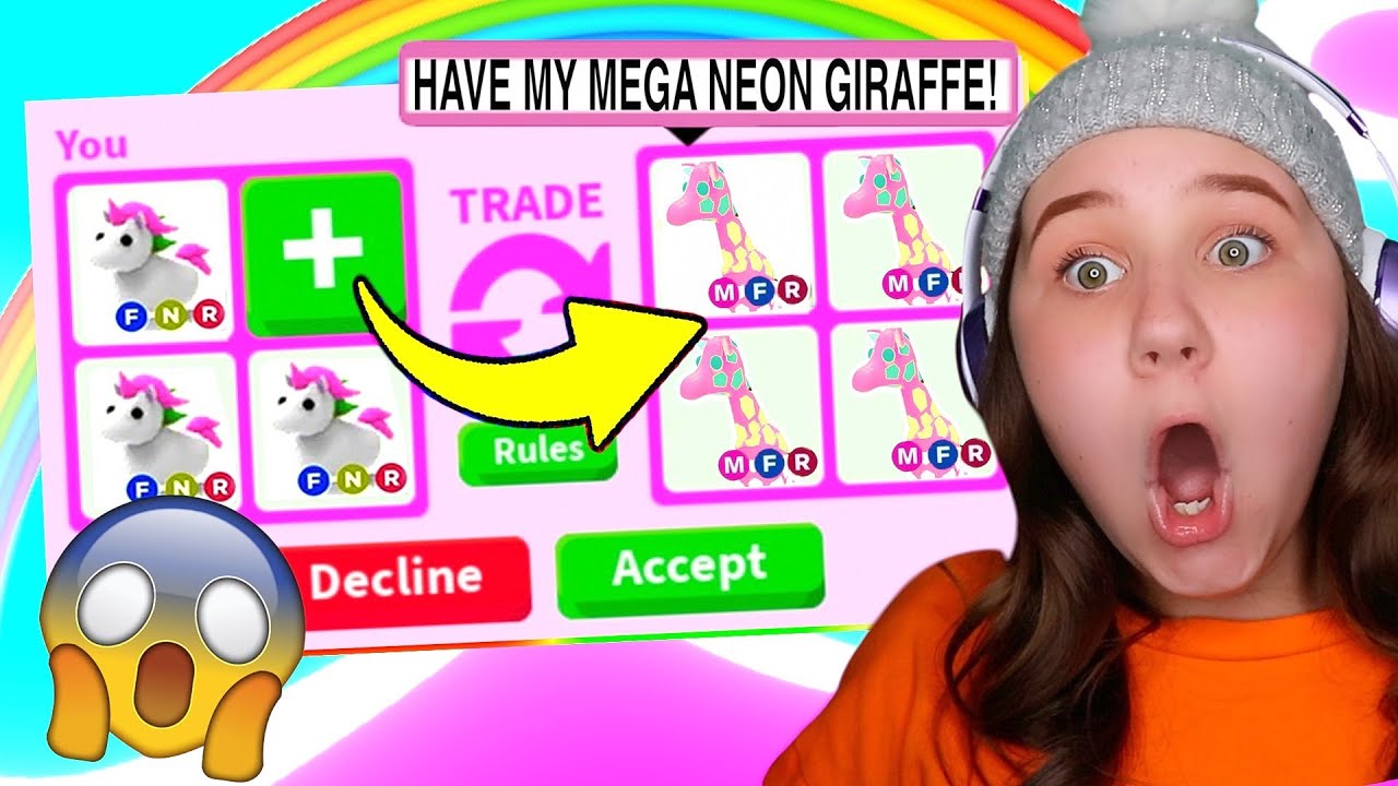 Neon Giraffe Adopt Me