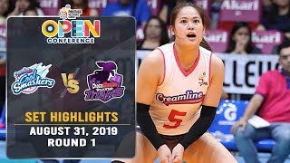 Creamline Vs. Choco Mucho Set 4 Highlights - August 31, 2019